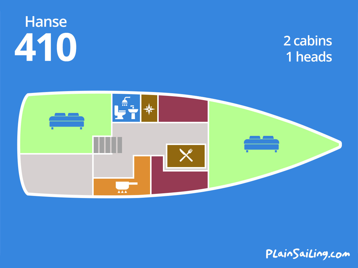 Floor Image of Hanse 410